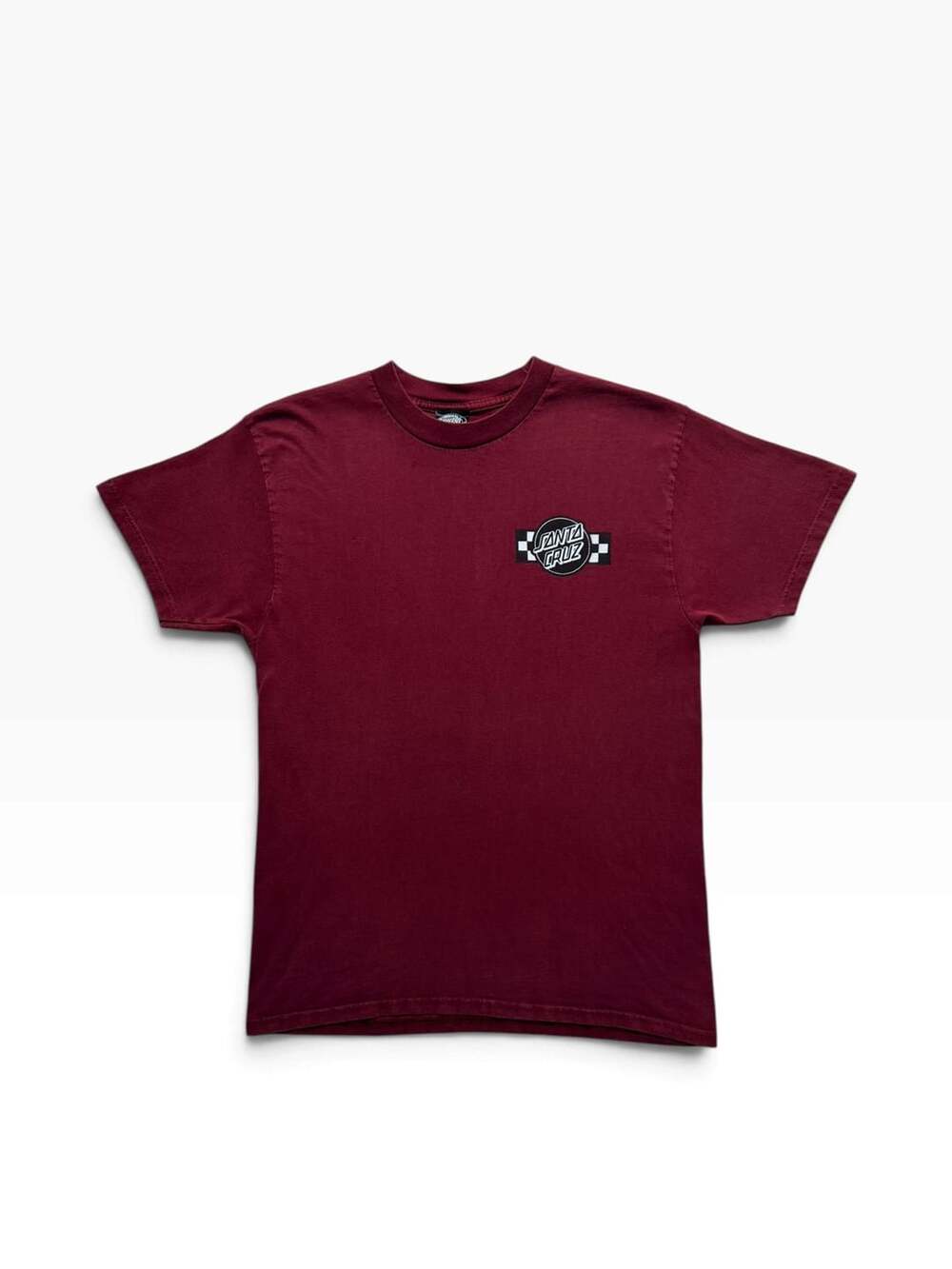 Santa Cruz T-Shirt Maroon Logo Graphic Tee